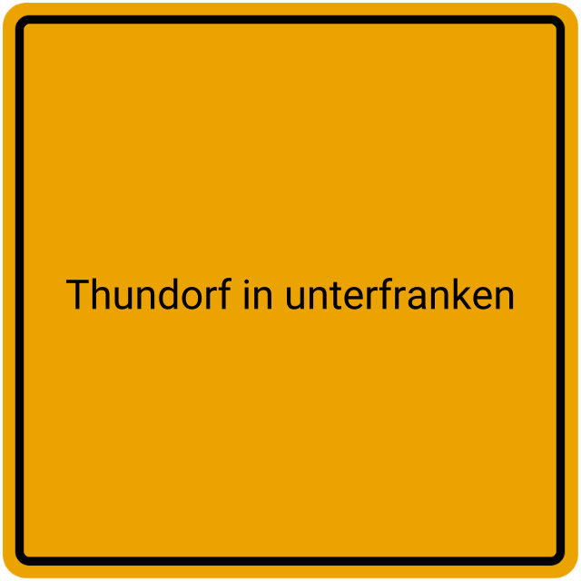 Meldebestätigung Thundorf in Unterfranken